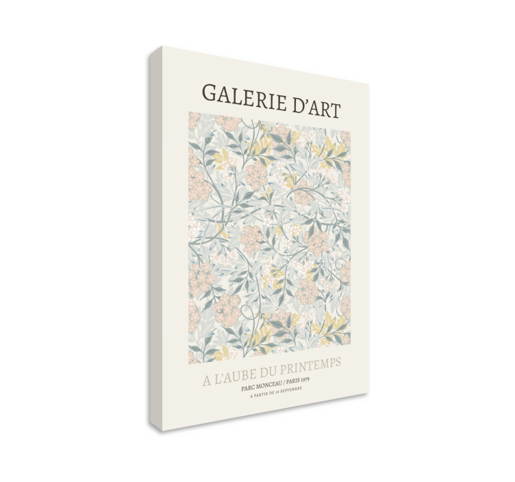 Cuadro de flores diseño de patrones florales - TenVinilo