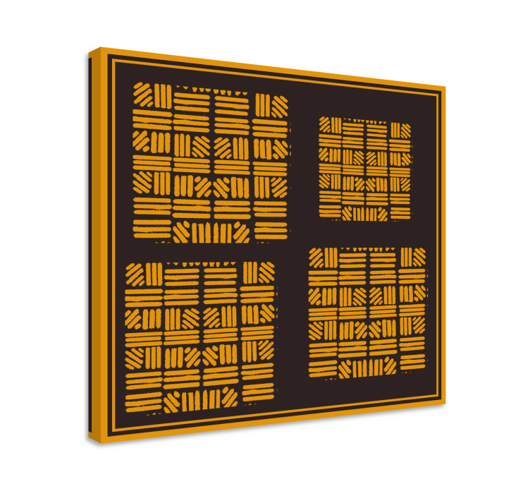 Cuadro moderno concepto de arreglo geométrico - TenVinilo