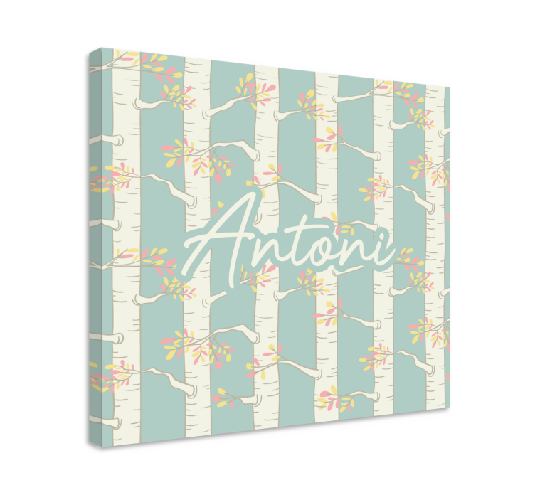 Cuadro de flores flores del abeto - TenVinilo