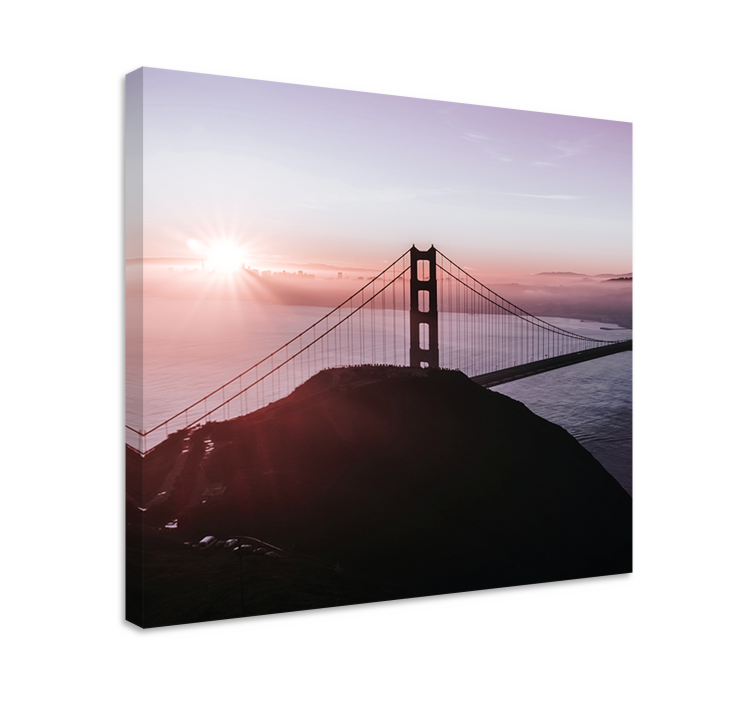 Cuadro ciudades puente golden gate - TenVinilo