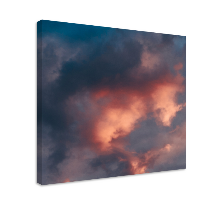 Cuadro paisajes patrones nublados dramáticos - TenVinilo