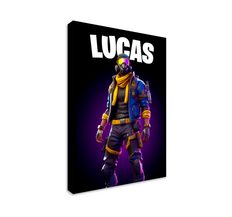 Cuadro decorativo videojuego guerrero en sombrasGuerrero en sombr - TenVinilo