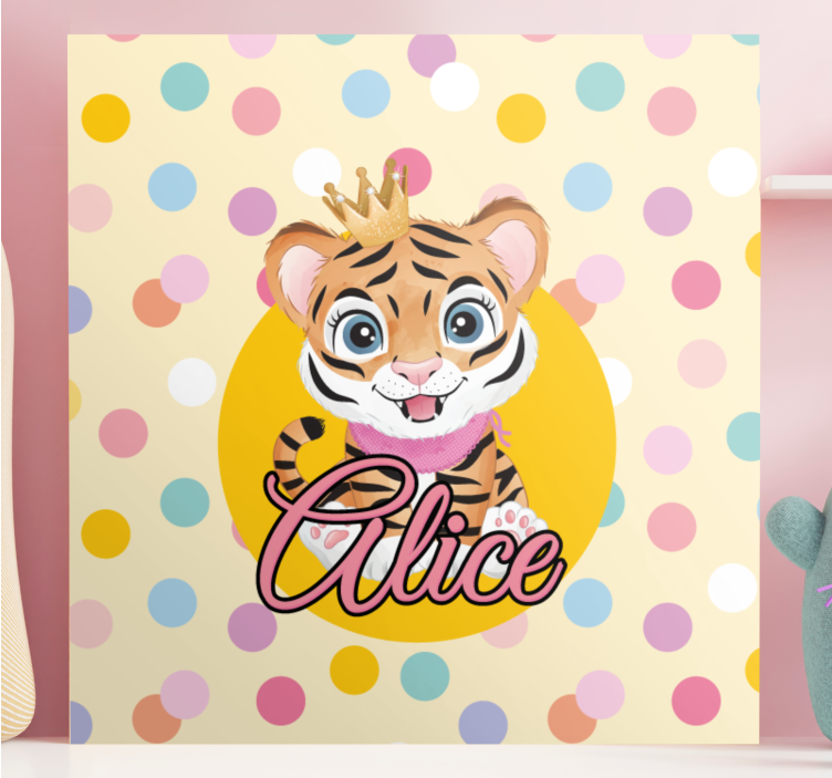 Cuadro animales tigre lindo - TenVinilo