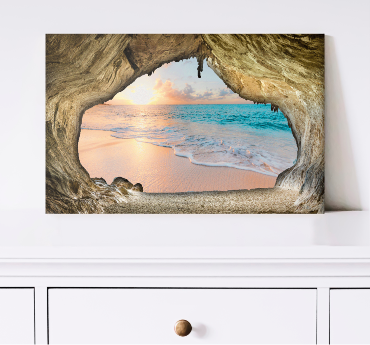 Cuadro paisajes Vista al mar 3d - TenVinilo