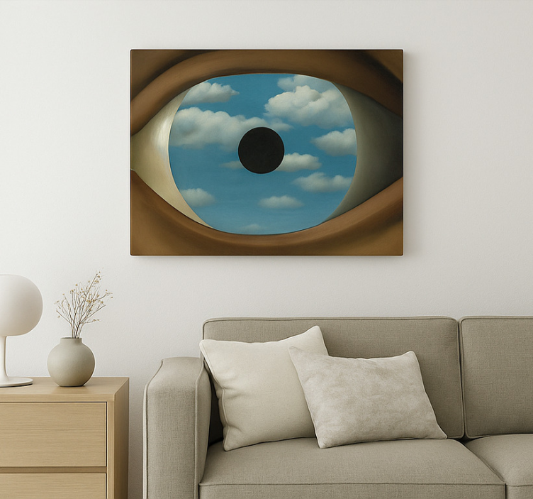 Cuadro artístico el espejo falso - TenVinilo