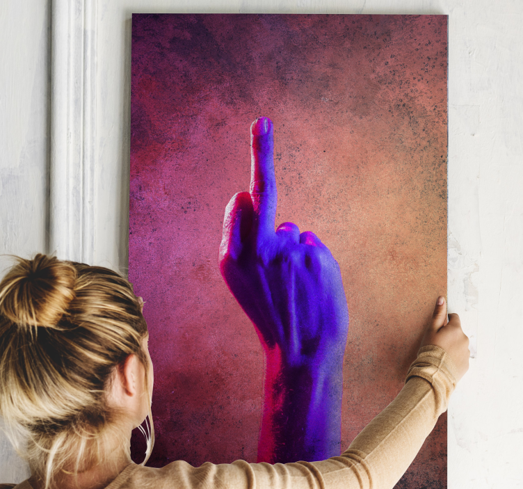 Cuadro estilo rústico gesto vividamente - TenVinilo