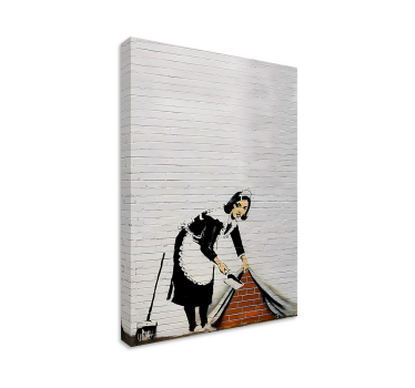 Cuadro artístico señora de la limpieza - TenVinilo
