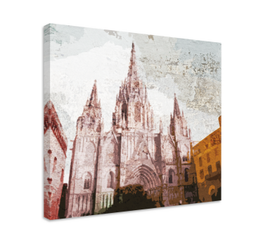 Cuadro ciudades arquitectura de catedrales impresionante - TenVinilo
