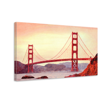 Cuadro artístico Arte golden gate de san fransisco - TenVinilo