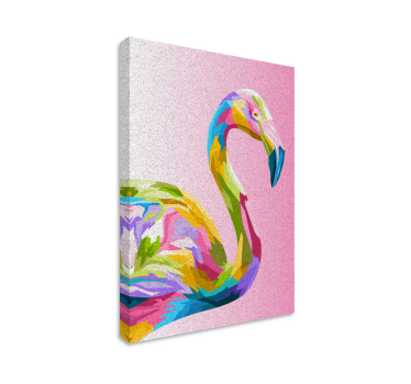 Cuadro de plumas Arte flamenco - TenVinilo