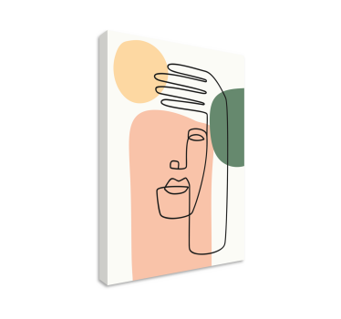 Cuadro artístico Arte lineal minimalista moderno - TenVinilo