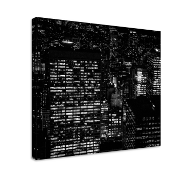 Cuadro ciudades horizonte nocturno - TenVinilo
