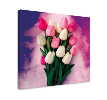 Cuadro flores Tulipanes de colores - TenVinilo