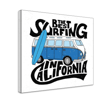 Cuadro salón Mejor surfista de california - TenVinilo