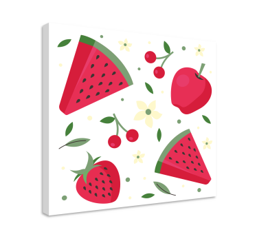 Cuadro bodegones delicia refrescante de frutas - TenVinilo
