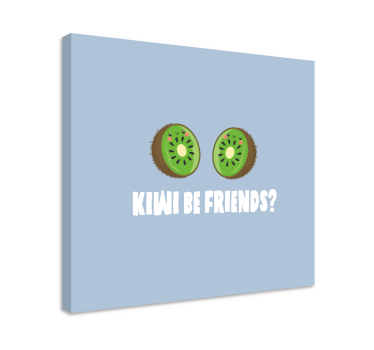 Cuadro bodegones rodajas de kiwi amistad - TenVinilo