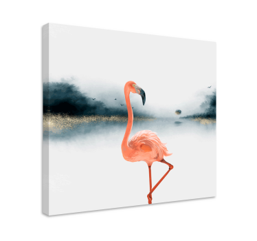 Cuadro salón Flamencos originales pintados al óleo - TenVinilo