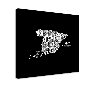 Cuadro de ciudades Ciudades españolas - TenVinilo