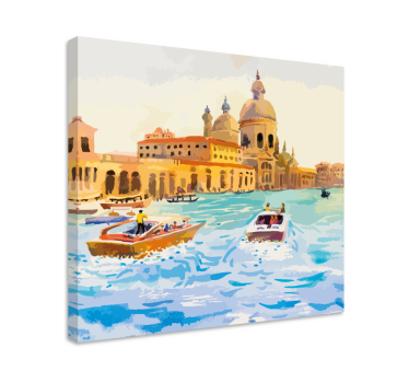 Cuadro ciudades exploración de los canales de venecia - TenVinilo