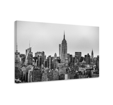 Cuadro ciudades silueta de nueva york - TenVinilo