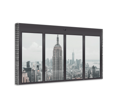 Cuadro de ciudades Big windows nueva york - TenVinilo