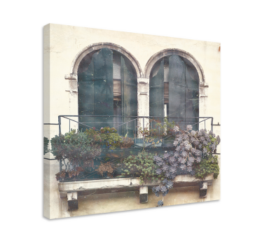 Cuadro ciudades ventanas arcos encantadoras - TenVinilo