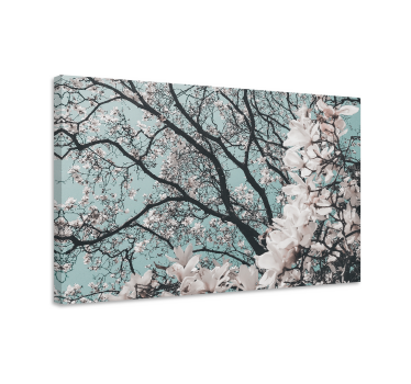 Cuadro flores Flor de cerezo japonesa de estilo elegante - TenVinilo