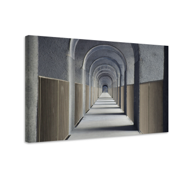 Cuadro ciudades perspectiva de arcos arquitectónicos - TenVinilo