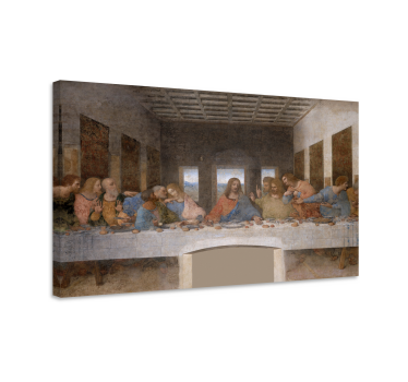 Cuadro artístico la Última Cena es una pintura mural del artista  - TenVinilo