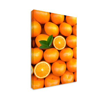 Cuadro bodegones naranjas - TenVinilo