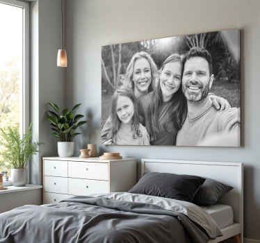 Cuadro personalizado foto familia - TenVinilo