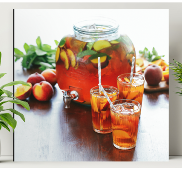 Cuadro bodegones bebida nectar refrescante - TenVinilo