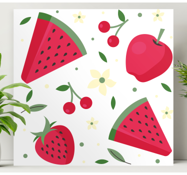 Cuadro bodegones delicia refrescante de frutas - TenVinilo