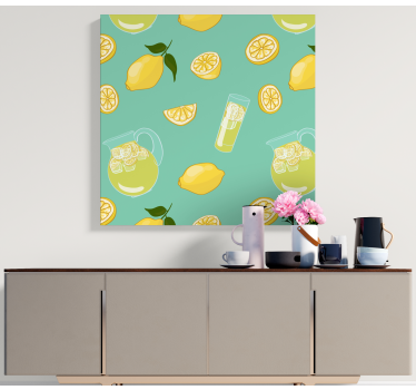 Cuadro bodegones imágenes de limonada refrescante - TenVinilo