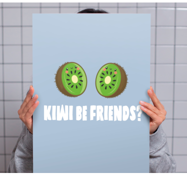 Cuadro bodegones rodajas de kiwi amistad - TenVinilo