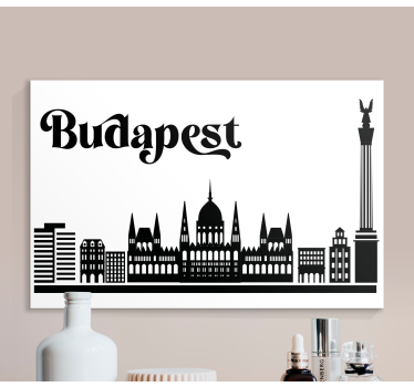 Cuadro ciudades budapest horizonte - TenVinilo