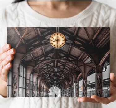Cuadro ciudades estación de tren histórica - TenVinilo