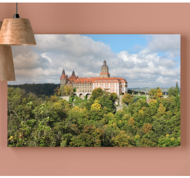 Cuadro ciudades paisaje de castillos históricos - TenVinilo