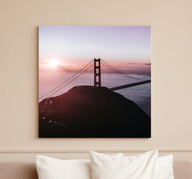 Cuadro ciudades puente golden gate - TenVinilo