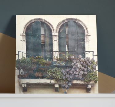 Cuadro ciudades ventanas arcos encantadoras - TenVinilo