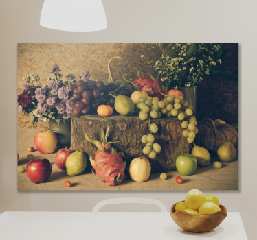 Cuadro cocina Diferentes frutas - TenVinilo