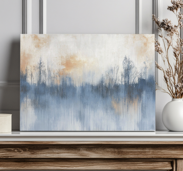 Cuadro paisajes bosque artístico - TenVinilo
