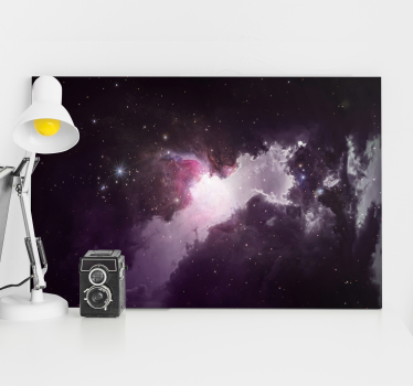 Cuadro paisajes escena de nebulosa cósmica - TenVinilo