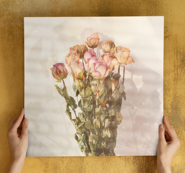 Cuadro de paisaje Flores silvestres de cottagecore - TenVinilo