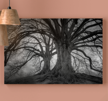 Cuadro de paisaje Fotografía estética de árbol kahl - TenVinilo