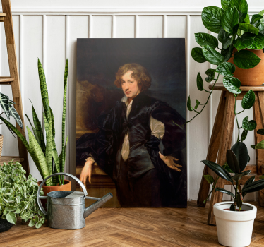 Cuadro artístico retrato de sí mismo de Van DyckRetrato autorretr - TenVinilo