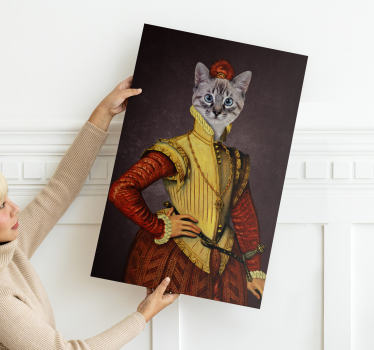 Cuadro gato Gatos aristócratas - TenVinilo