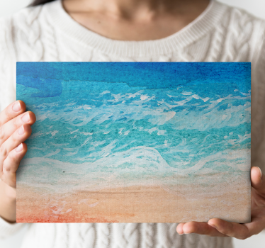 Cuadro paisajes olas de tranquilidad - TenVinilo