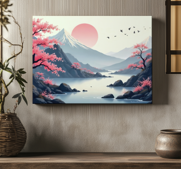 Cuadro paisajes paisaje japonés - TenVinilo