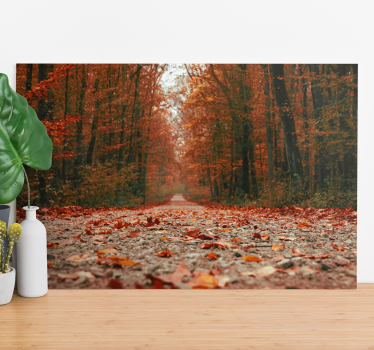 Cuadro paisajes sendero de otoño - TenVinilo